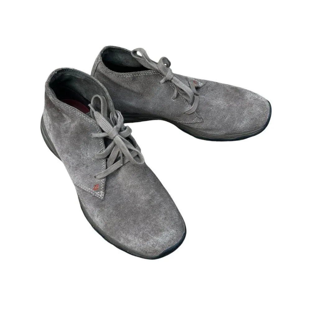 Eddie Bauer Men's Departure Brown Suede Chukka Lace Up Boots Side 11
